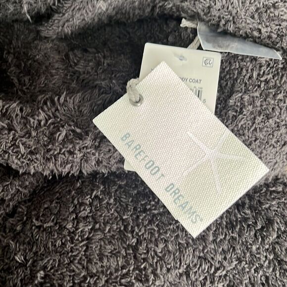 Barefoot Dreams Cozychic Teddy Coat in Carbon Gray XXS/XS NWT - Picture 7 of 7